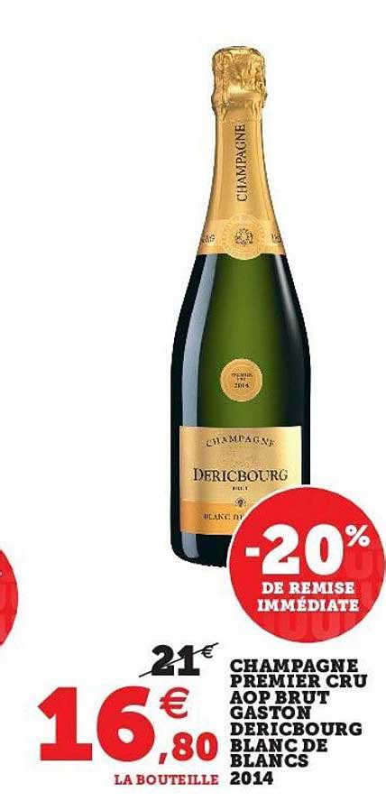 Offre Champagne Premier Cru Aop Brut Gaston Dericbourg Blanc De Blancs