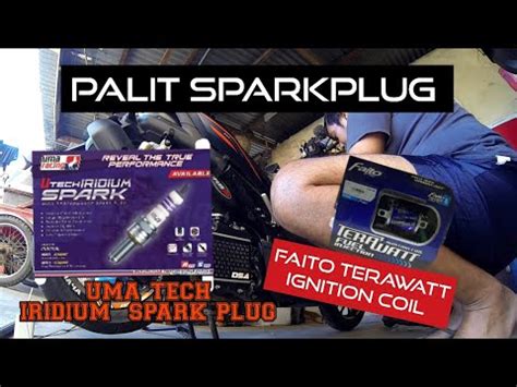 Uma Iridium Spark Plug Faito Ignition Coil Aerox Cc Youtube