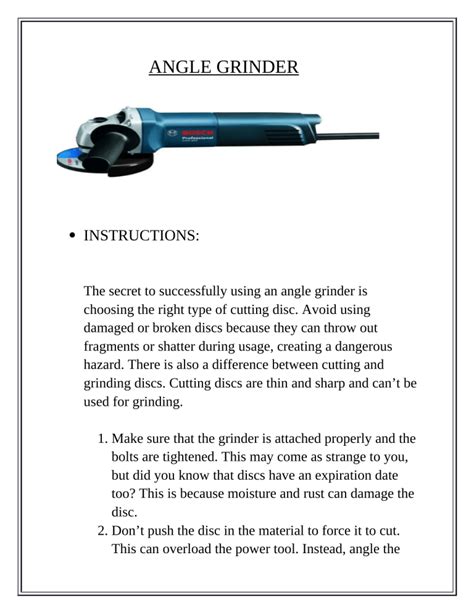 Angle Grinder