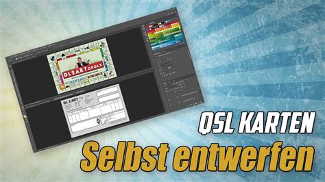 Qsl Qsl Karte Selbst Gestalten Youtube