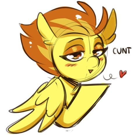 Safe Artist Lrusu Spitfire Pegasus Pony G Blushing