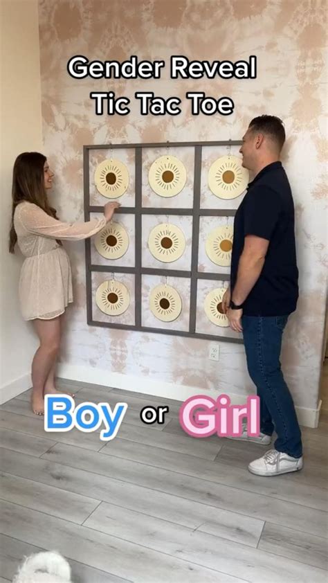 Gender Reveal Tic Tac Toe So Cute Gender Reveal Gender Reveal Ideas Gen… Gender Reveal