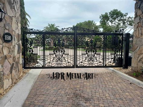 Metal Driveway Gates Mesmerizing Florida Aluminum Gates Estero