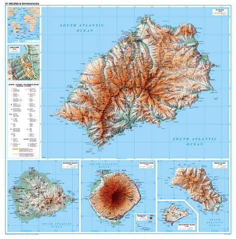 Maps of St Helena | Saint Helena Island Info: All about St Helena, in the South Atlantic Ocean