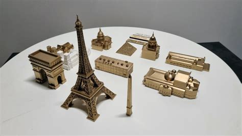 Famous Landmarks In Paris D Printing Architectural Models