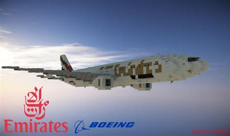 Boeing 777 300er In 11 Scale Full Interior Minecraft Map En 2024