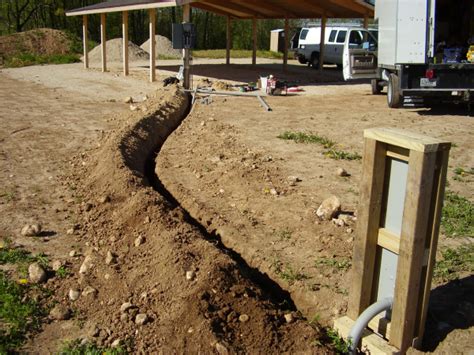 Trenching For Electrical Wiring Trench Conduit Installation Excavation For Electrical Wire