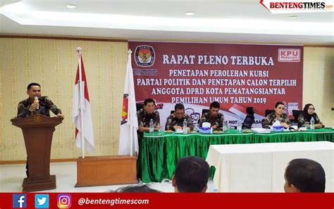 Hasil Pileg Di Siantar Pdip Juara Disusul Golkar Dan Hanura