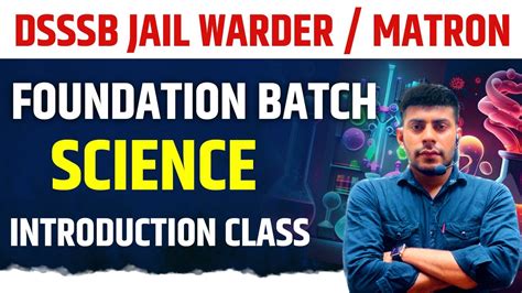 DSSSB JAIL WARDER MATRON AS INTRODUCTION SCIENCE CLASS 1 YouTube