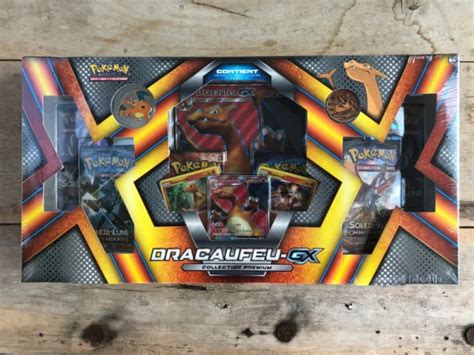 Coffret Pokemon Dracaufeu Gx Premium Fr Scell Neuf Booster Xy