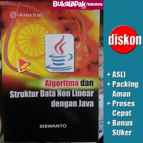 Jual Algoritma Dan Struktur Data Non Linear Dengan Java Siswanto Di