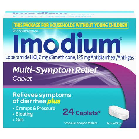 Save On Imodium Multi Symptom Relief Diarrhea Plus Anti Gas Caplets