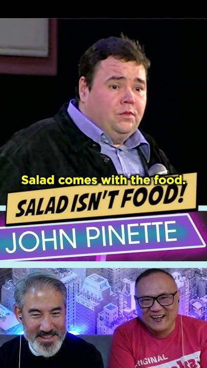 🤣 John Pinette Thinks Salad Isnt Food 😆 Funny Comedy Shorts Youtube