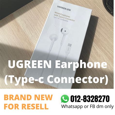 Brand New Ugreen Earphone Type C Connector Audio Earphones On