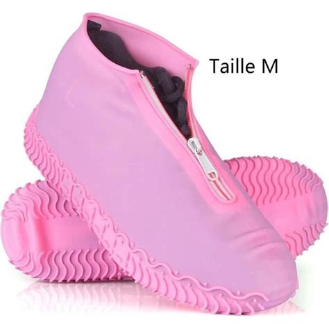 Couvre Chaussures Réutilisables Couvre Pied Imperméable de Taille M