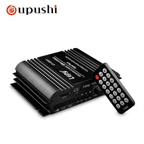 Lepy 12V Auto Audio Car Amplifier HiFi Bluetooth Support SD USB FM