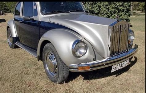 Rolls Royce Hood On A Vw Beetle 9gag