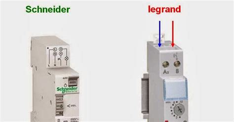 Schéma électrique du télérupteur Schneider