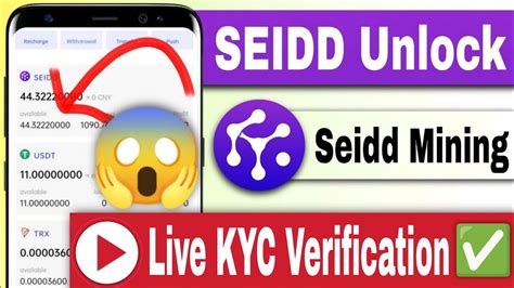 SEIDD Token Unlock Live KYC SEIDD Token Withdraw Passes Seidd App