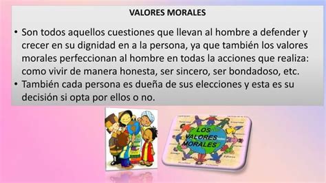 Valores Morales Ppt Descarga Gratuita