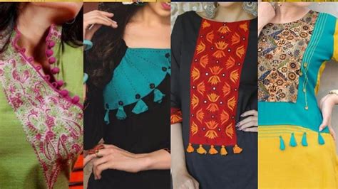 Patch Work Neck Design For Kurti Patch Work Kurti Neck Design Youtube