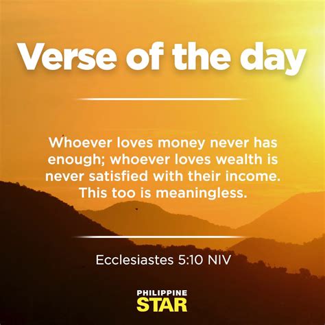 The Philippine Star On Twitter VERSE OF THE DAY Whoever Loves Money