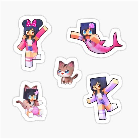 Mysteryfactory Shop Redbubble Minecraft Stickers Aphmau Aphmau