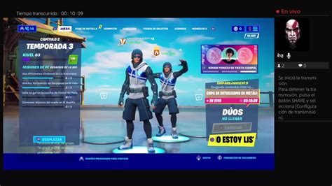 Transmisión en vivo jugado Fortnite YouTube