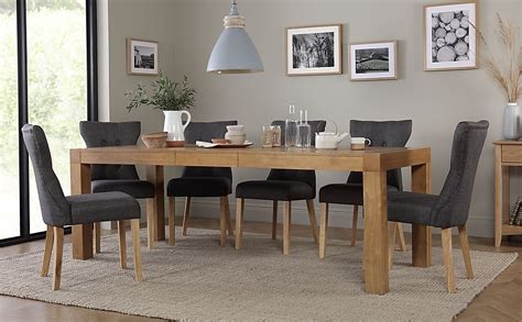 Cambridge Extending Dining Table Bewley Chairs Natural Oak Veneer