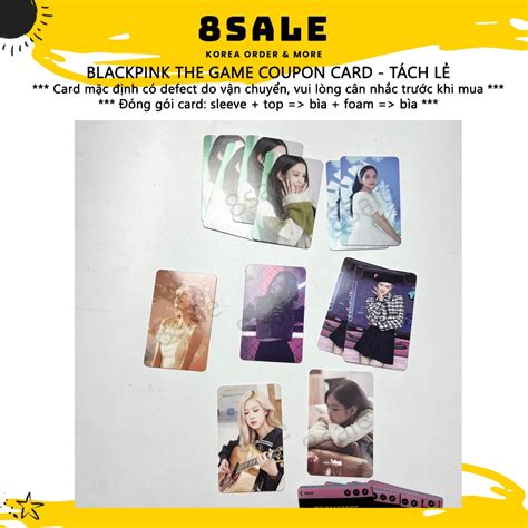 Blackpink The Game Coupon Card T Ch L Th N T Ng H Ng Ch Nh