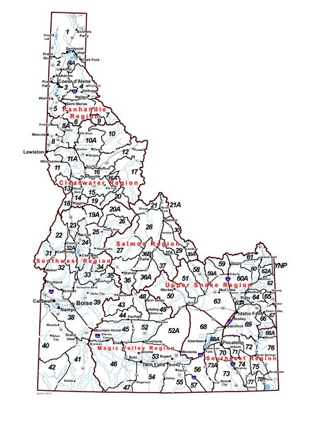 Idaho Unit Map - Photos