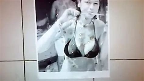 Cumshot Tribute On Busty Brunette In Bikini Gay Porn Fd XHamster