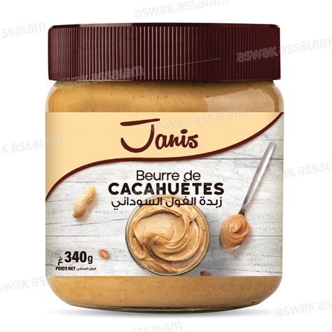 BEURRE DE CACAHUETES 340G JANIS Aswak Drive AS From Aswak