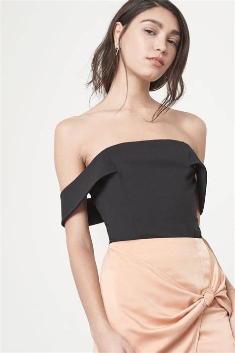 Bardot Bodysuit In Black Lavish Alice