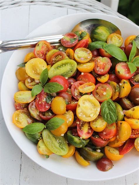 Marinated Cherry Tomato Salad Lideylikes Recipe Cherry Tomato