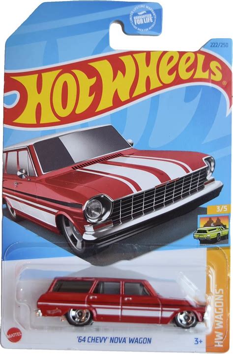 Hot Wheels Chevy Nova Wagon Hw Wagons Rojo Yaxa Colombia