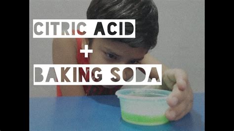 What Happens When You Mix Citric Acid And Baking Soda With Water Preet Trivedi Youtube