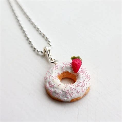 Doughnut Necklace Unusual Jewelry Exquisite Jewelry Amazing Jewelry