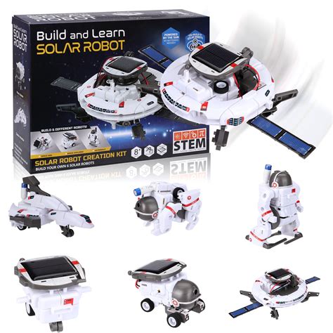 Lelinta 6 In 1 Space Solar Robot Kit Boys Girls Robot Toys Stem