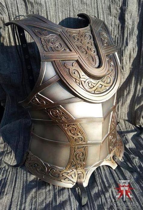 North Warrior Armor Set Larp Armor Fantasy Armor Cuirass Etsy