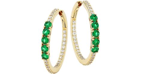 Adriana Orsini Loveall 18k Gold Plated Cubic Zirconia Faux Emerald