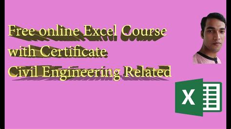 Free Online Excel Courses With Certificate Free Online Civil