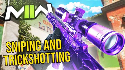 MW2 FFA Sniping And Trickshotting LIVE YouTube