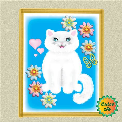 White Cat Fine Art Print High-quality - Etsy