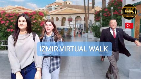 4K Turkey Travel Izmir City Tour Virtual Walk Cankaya Alsancak