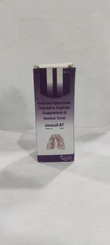 Jorocuf At Ambroxol Hcl Guaiphensin Terbutaline Menthol Syrup Ml