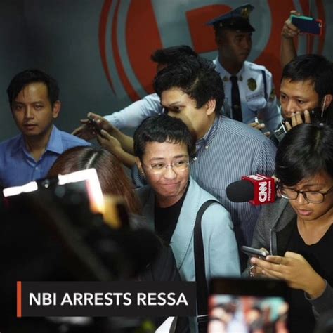 Maria Ressa Arrested For Cyber Libel Video Dailymotion