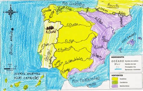 6º C CURSO 2015 2016 HIDROGRAFÍA DE ESPAÑA