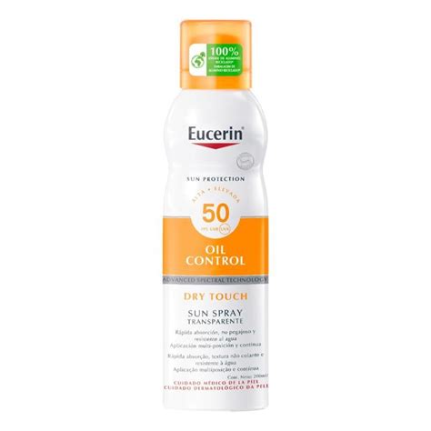 Eucerin Oil Control Spray Transparente Toque Seco Ml