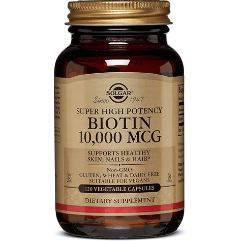 Solgar Biotin Mcg Vegetable Capsules Caps